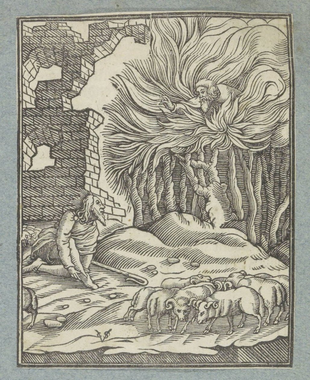 Moses and the Burning Bush by Christoffel van Sichem (II)