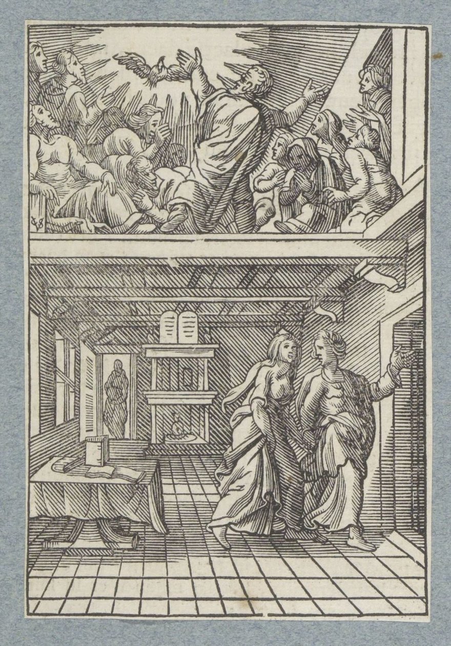 Outpouring of the Holy Spirit by Christoffel van Sichem (II)