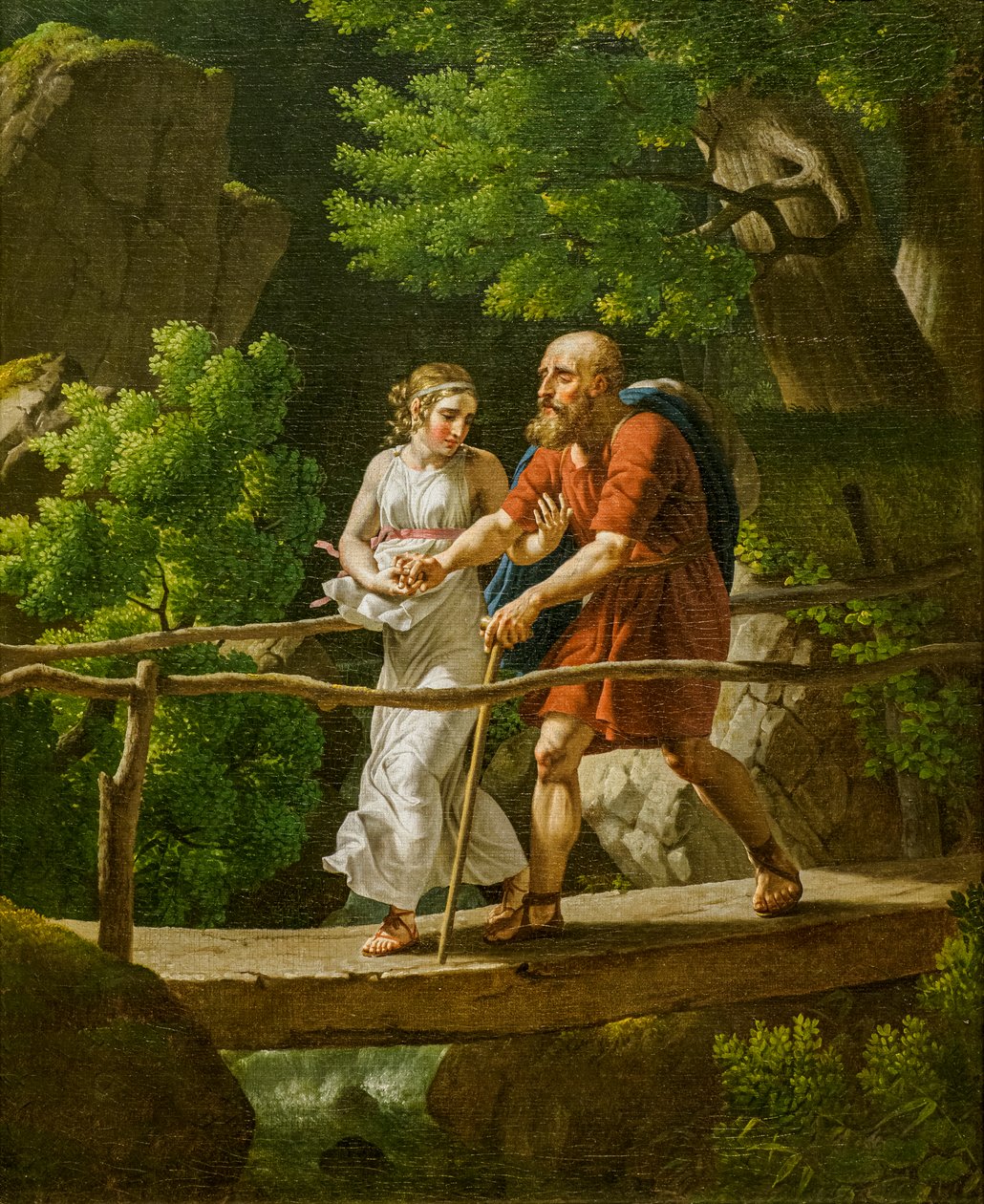 Oedipus and Antigone by Christoffer-Wilhelm Eckersberg