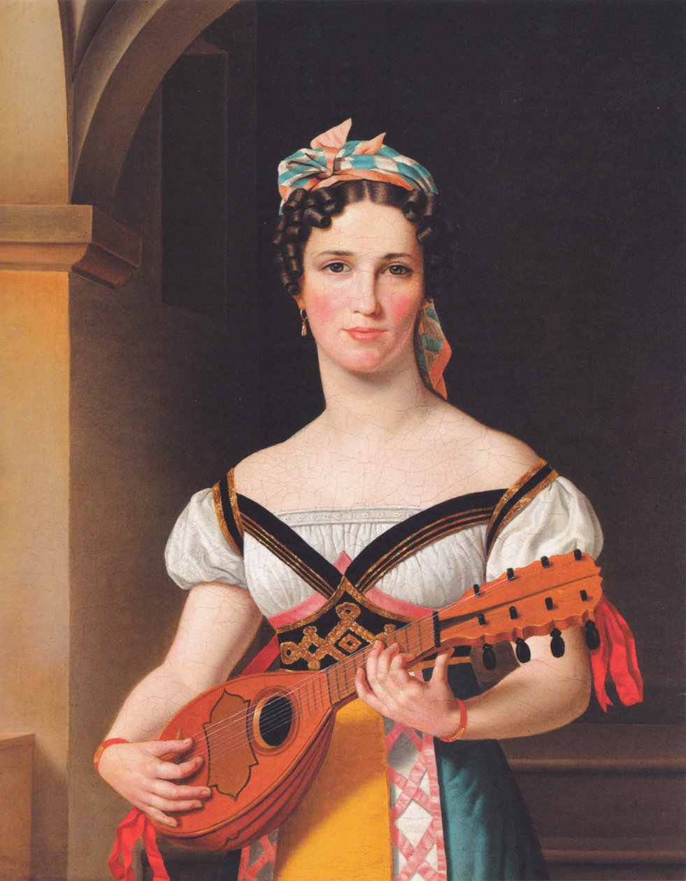The German Singer Emilie Pohlmann as Preciosa by Christoffer Wilhelm Eckersberg