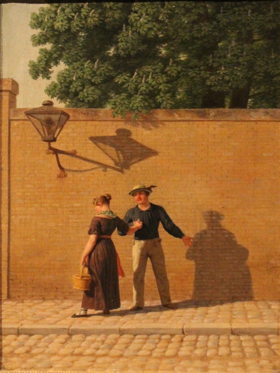 A Sailor Taking Leave of His Girl by Christoffer Wilhelm Eckersberg