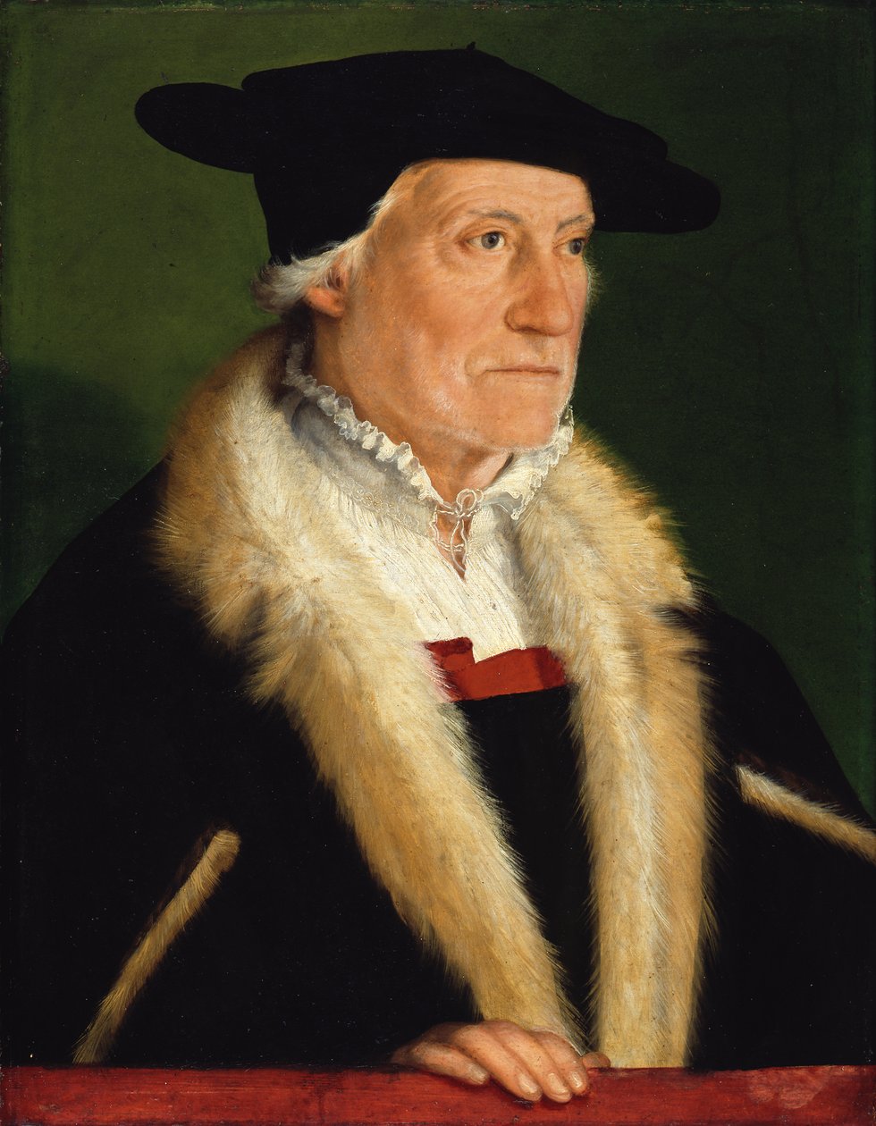 Portrait of the Cosmographer Sebastian Münster by Christoph Amberger