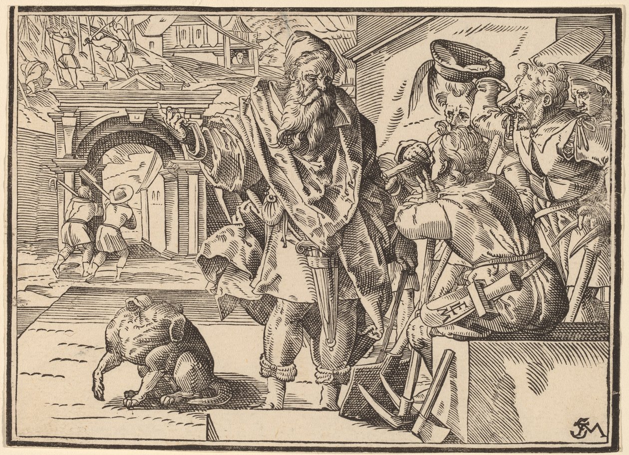 Christ Tells His Disciples of the Last Judgment by Christoph Murer