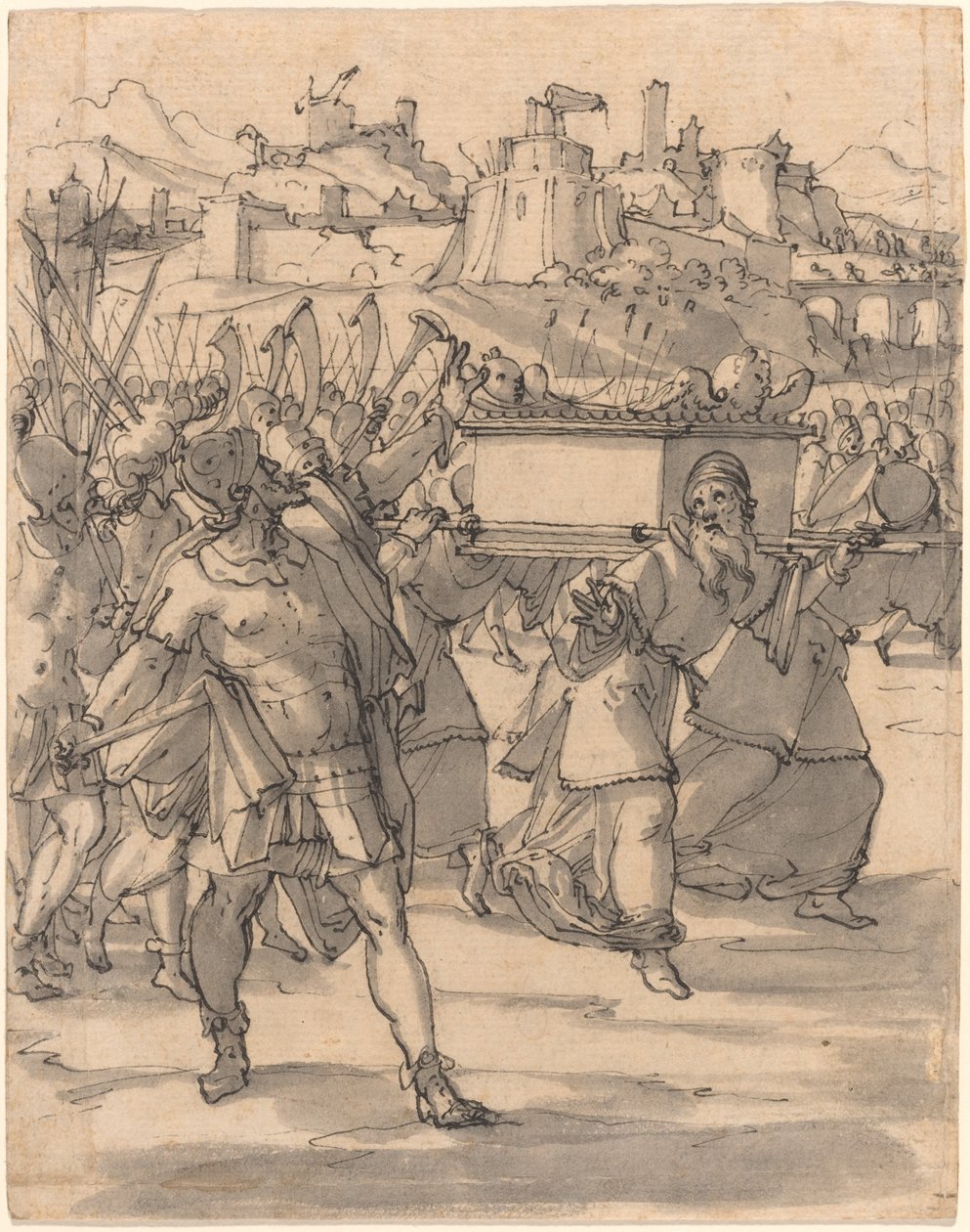 Joshua and the Israelites before the Walls of Jericho by Christoph Murer