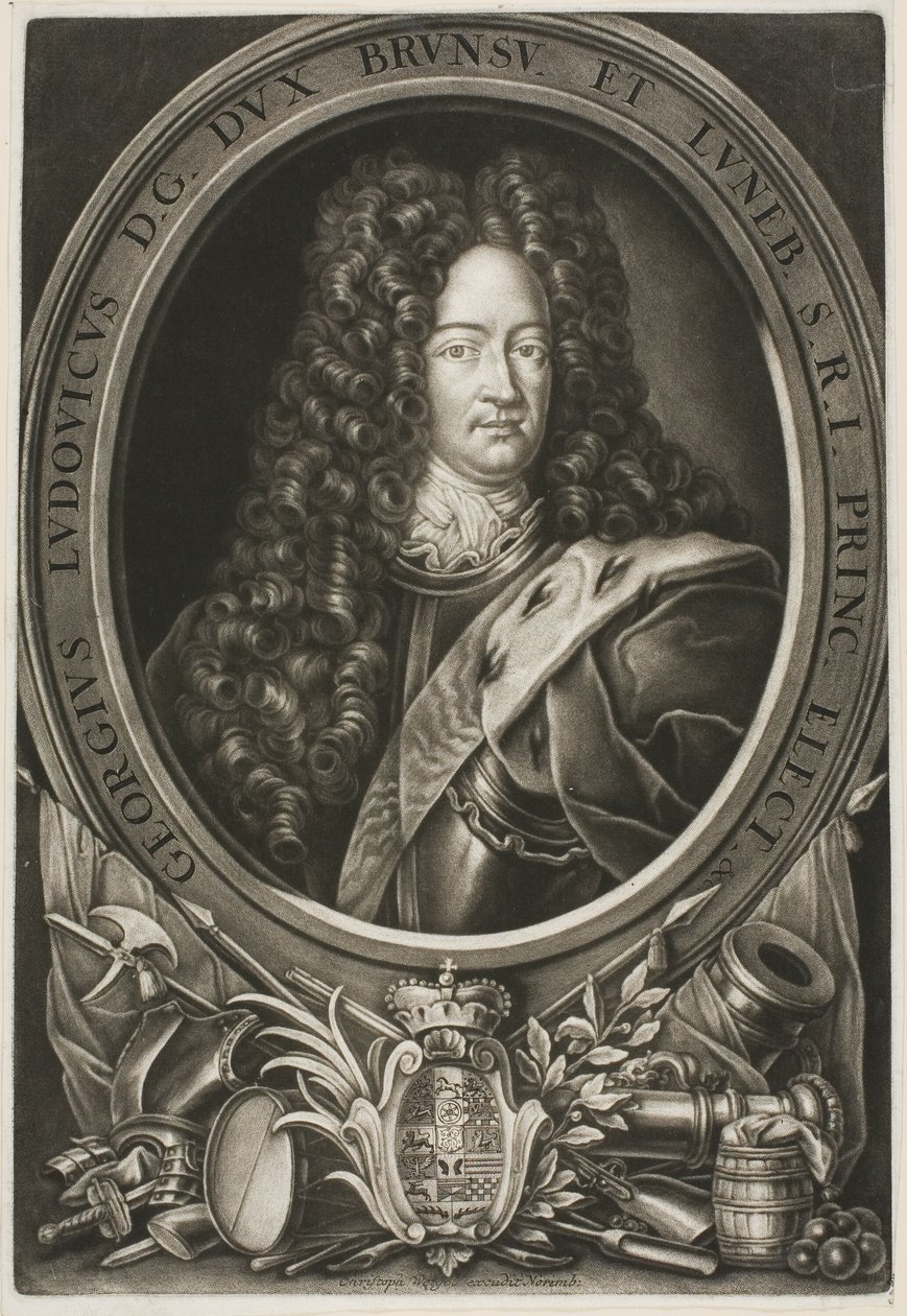 Georg Ludwig, Duke of Brunswick by Christoph Weigel