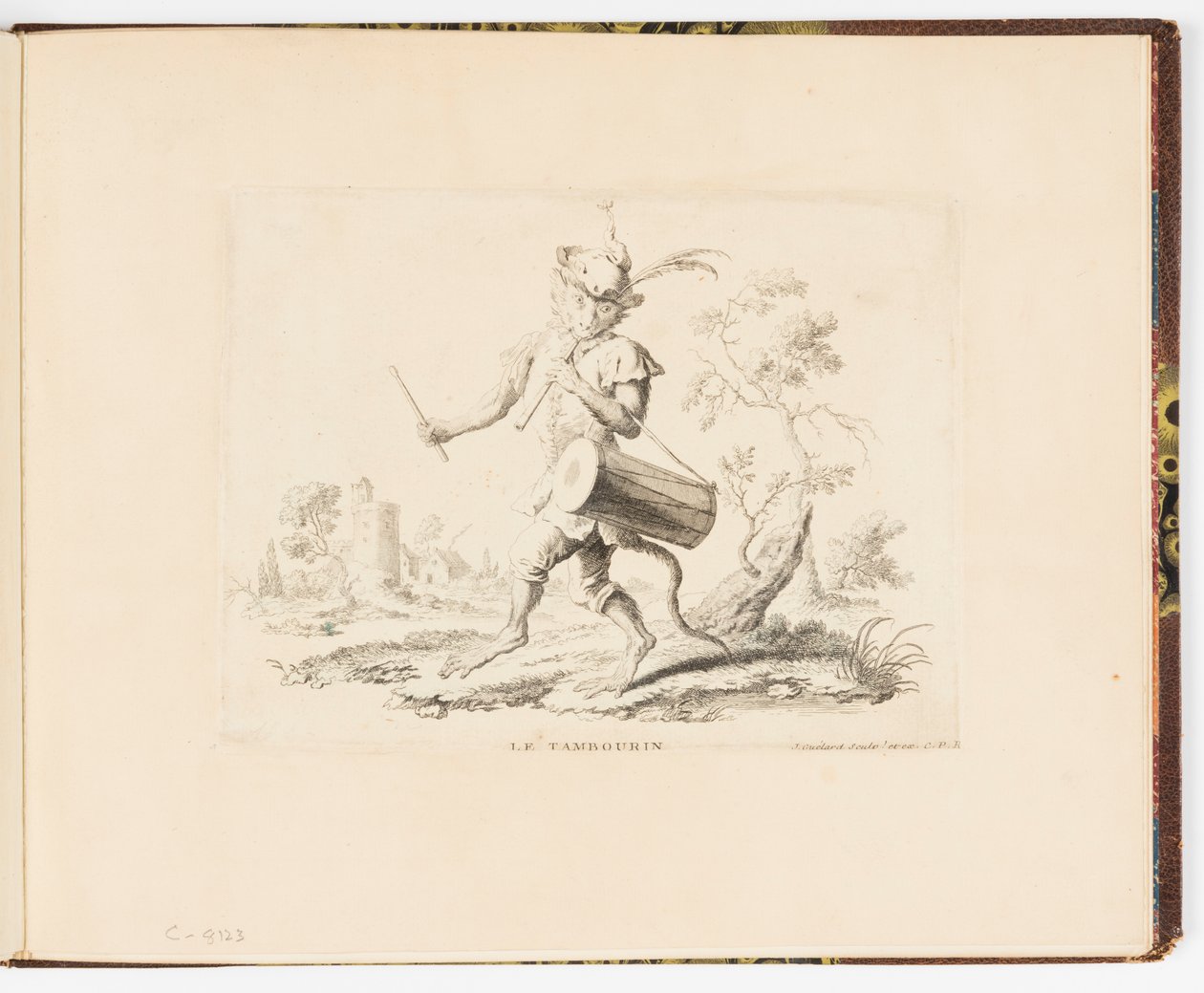 The Tabor, Monkey Antics or Different Actions of Human Life Represented by Monkeys by Christophe Huet