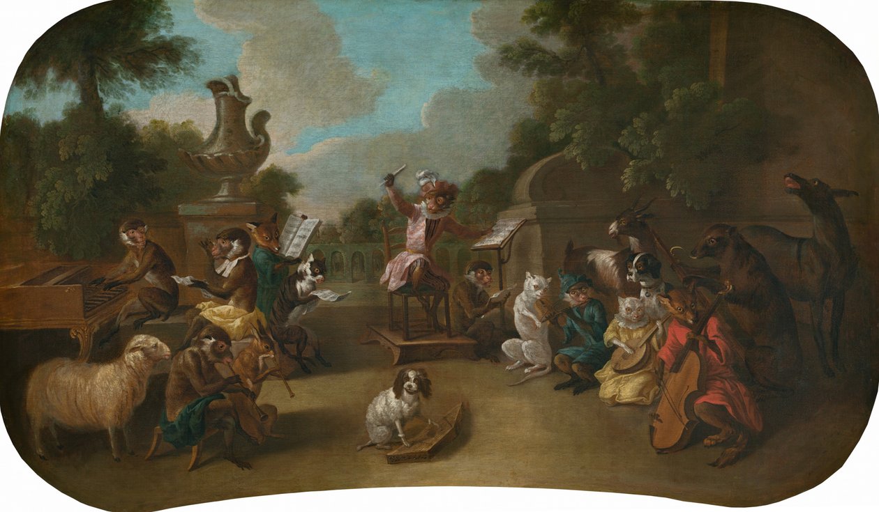 Singerie: The Concert by Christophe Huet
