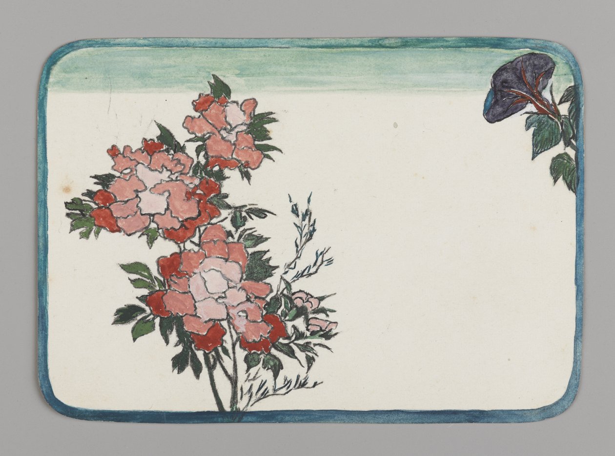 Chrysanthemums and Morning Glories by Christopher Grant La Farge