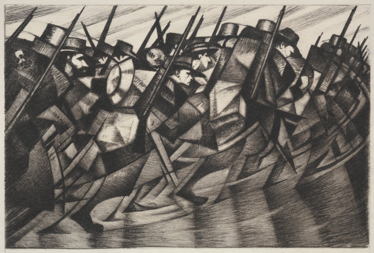 Returning to the Trenches by Christopher Richard Wynne Nevinson