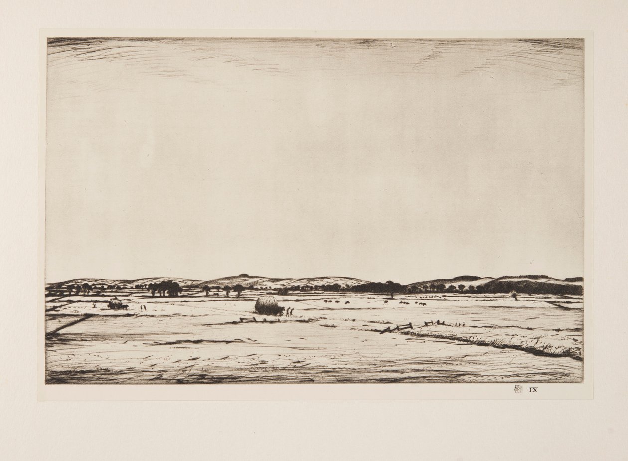 Sussex Downs by Christopher Richard Wynne Nevinson