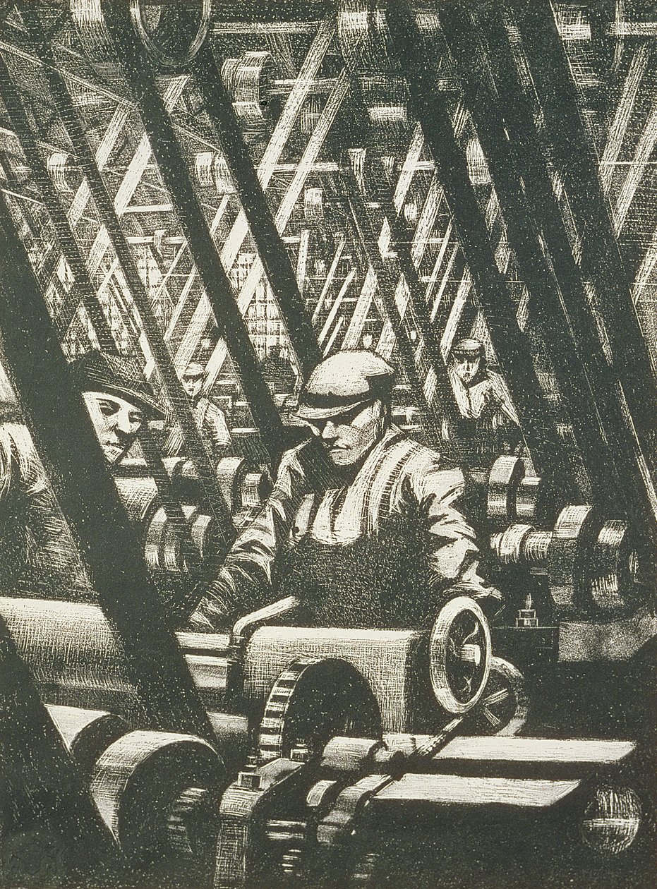 Making the Engine by Christopher Richard Wynne Nevinson
