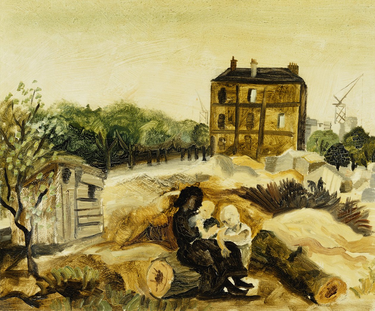 The Little Brown House, Passy, c.1928 by Christopher Wood