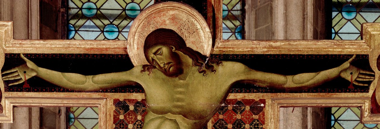 Crucifix (detail) by Cimabue
