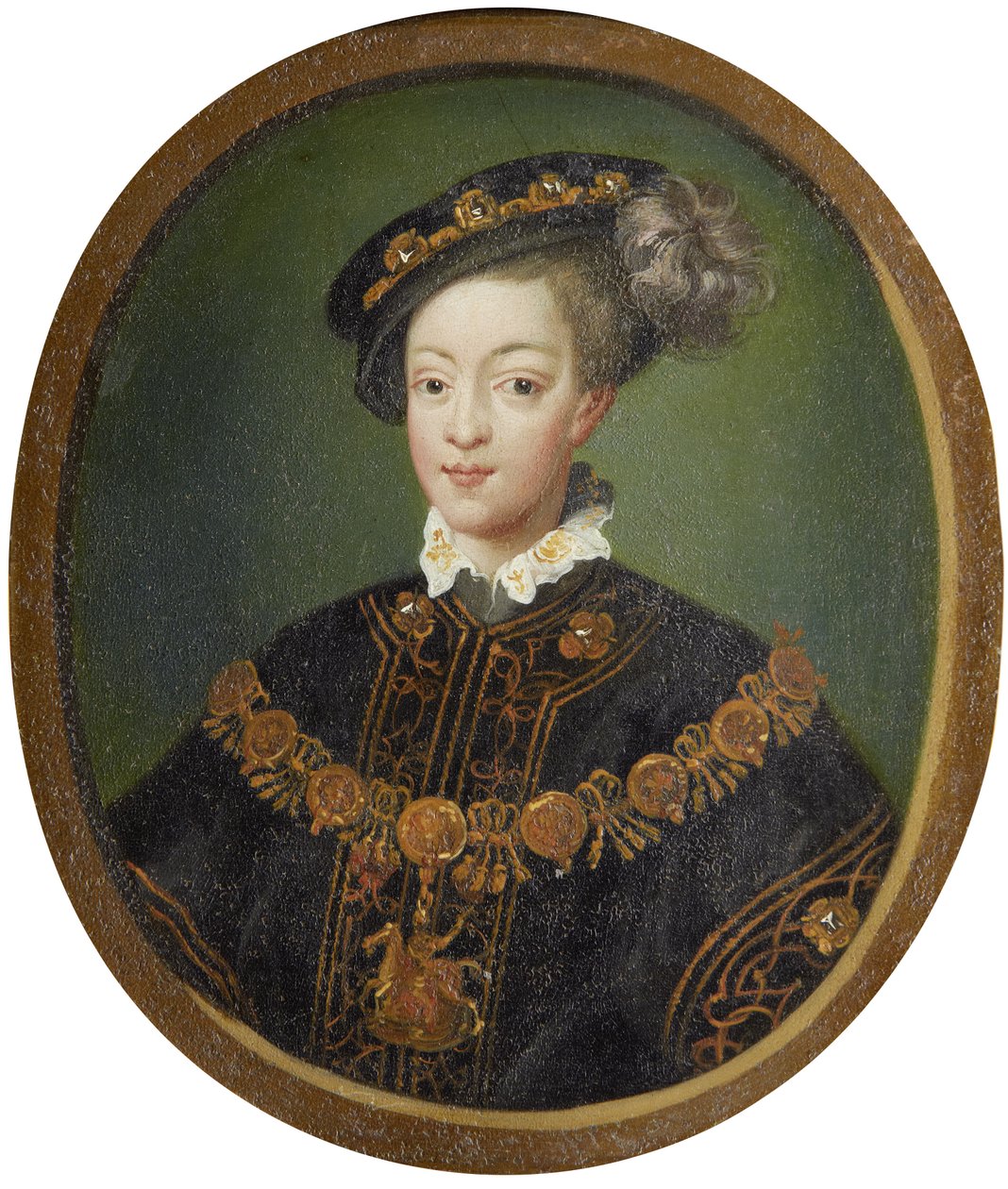 Portrait of Edward VI by Circle of Isaac Oliver