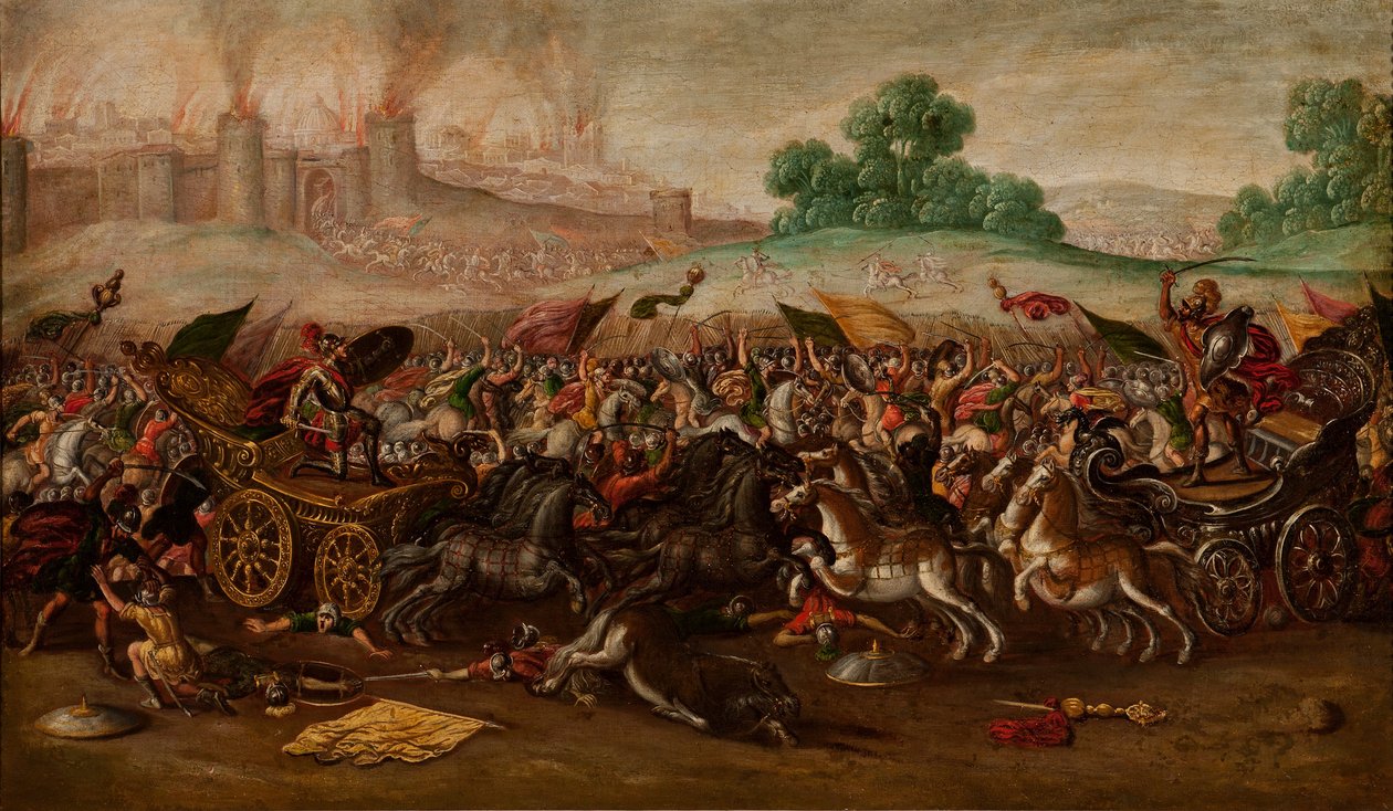 The Burning of Jerusalem by Nebuchadnezzar’s Army by Juan de la Corte