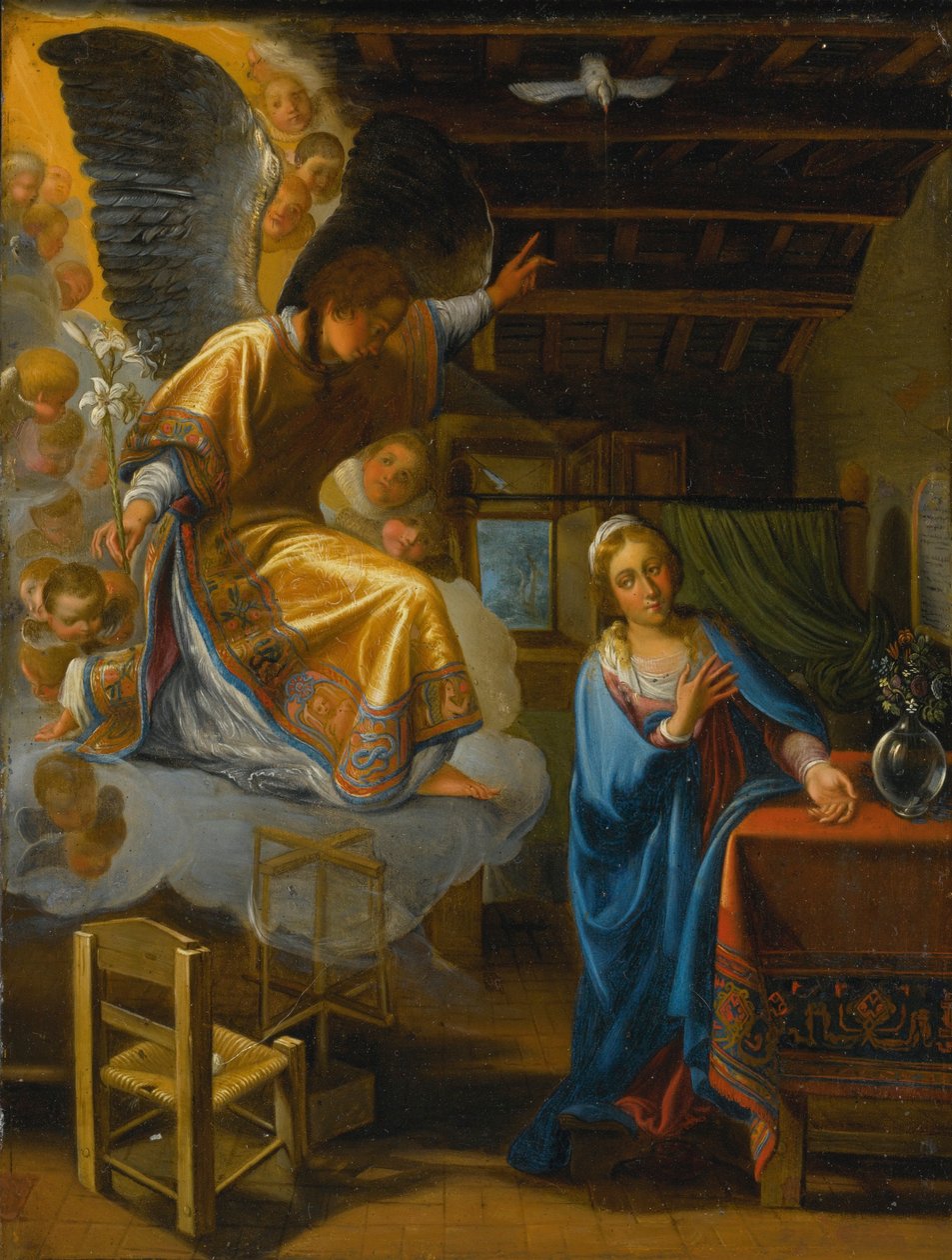 Annunciation by Circle of Adam Elsheimer