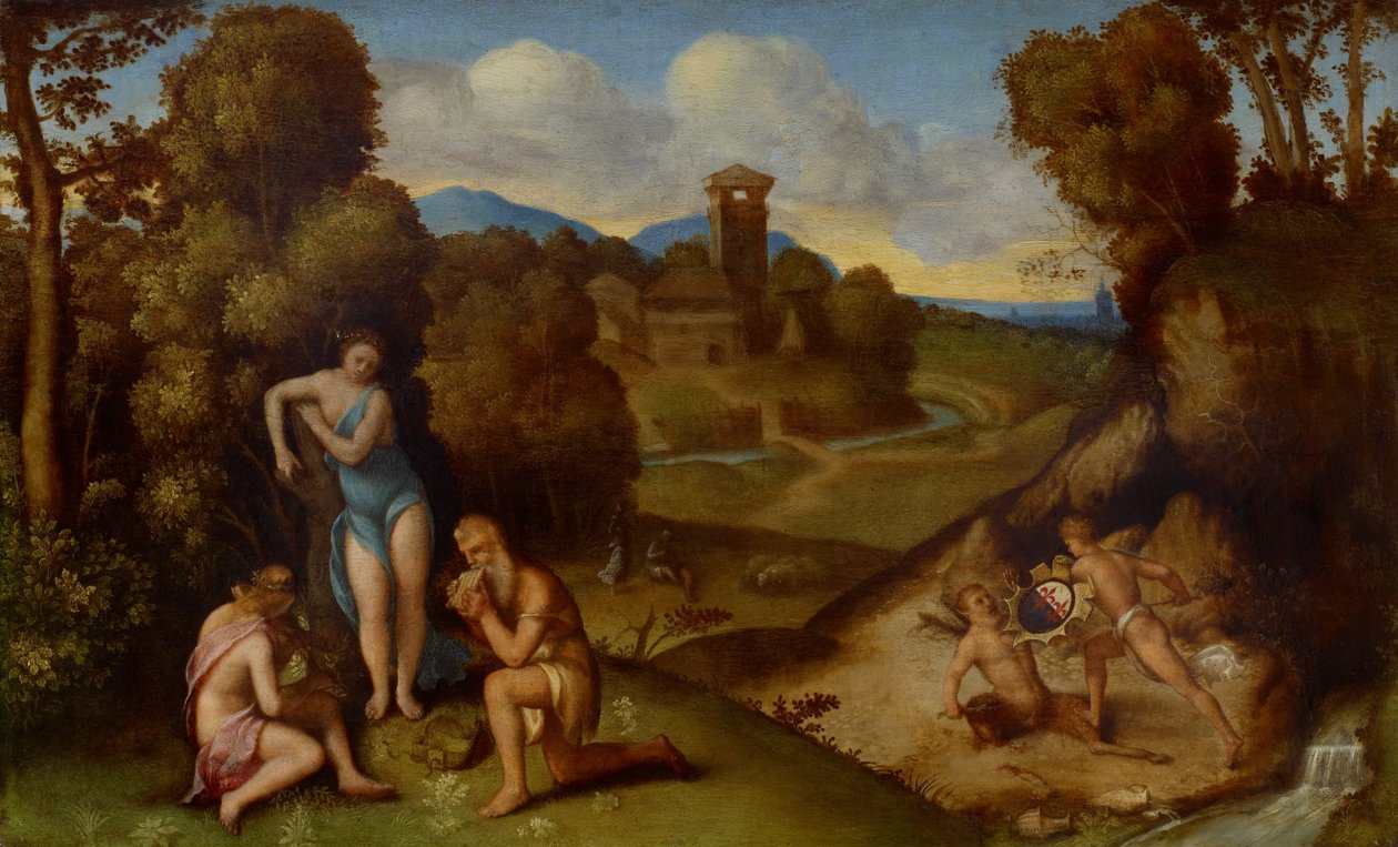 Allegory by circle of Giorgione