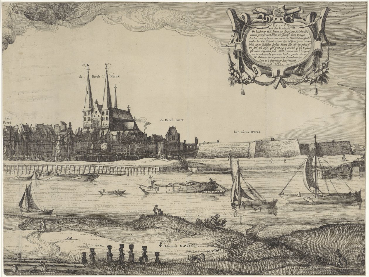 Profile of Deventer (Plate IV) by Claes Jansz. Visscher (II) (possibly)
