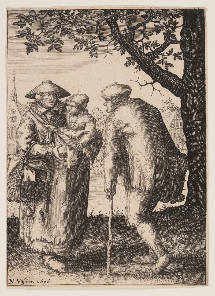 Peasant Family by Claes Jansz. Visscher