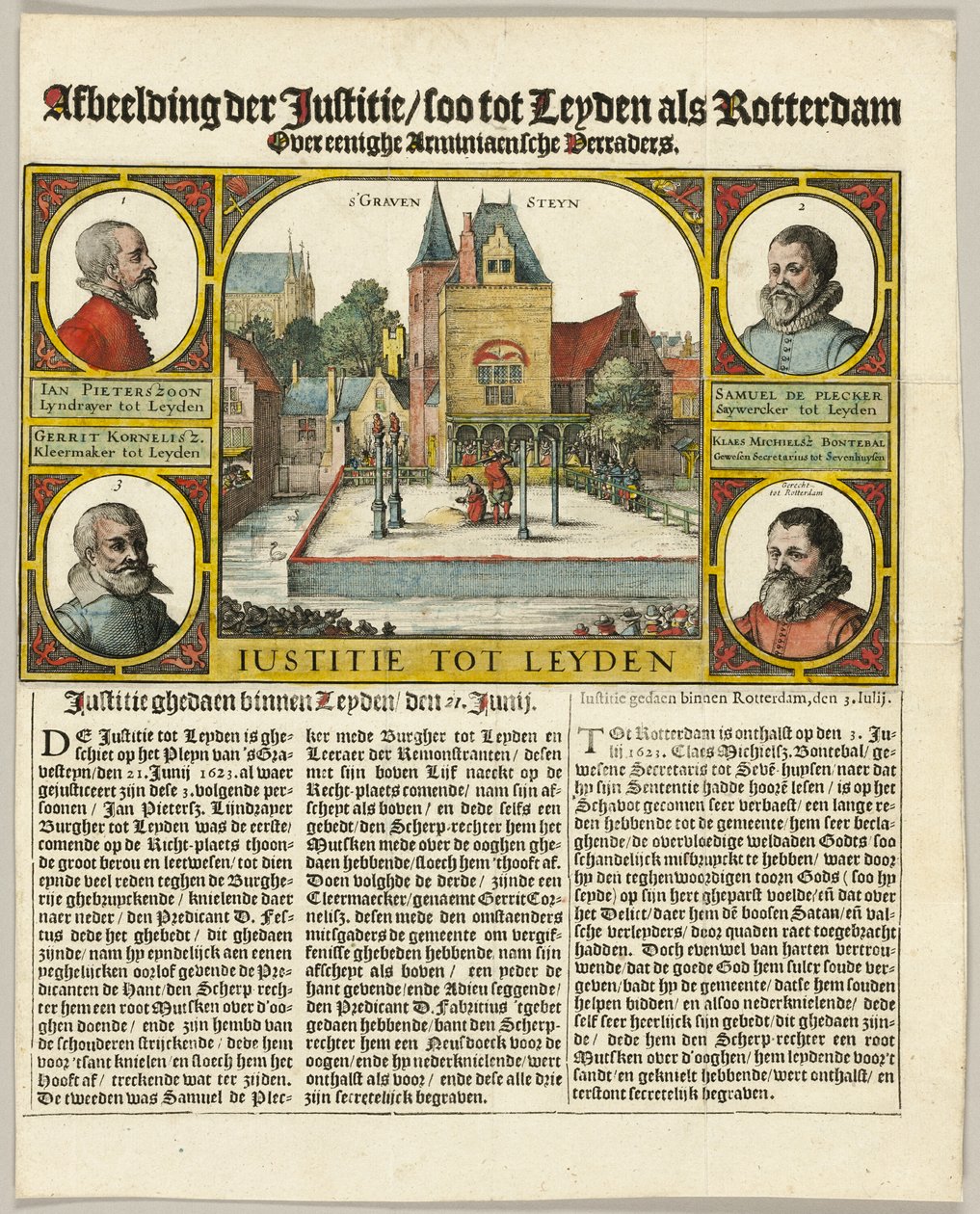Execution of Arminians in Leiden by Claes Jansz. Visscher II
