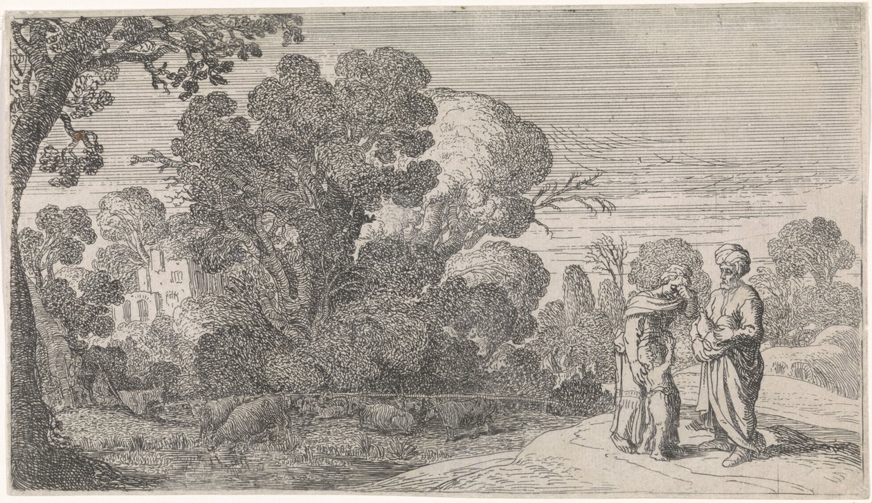 Expulsion of Hagar and Ishmael by Claes Moeyaert