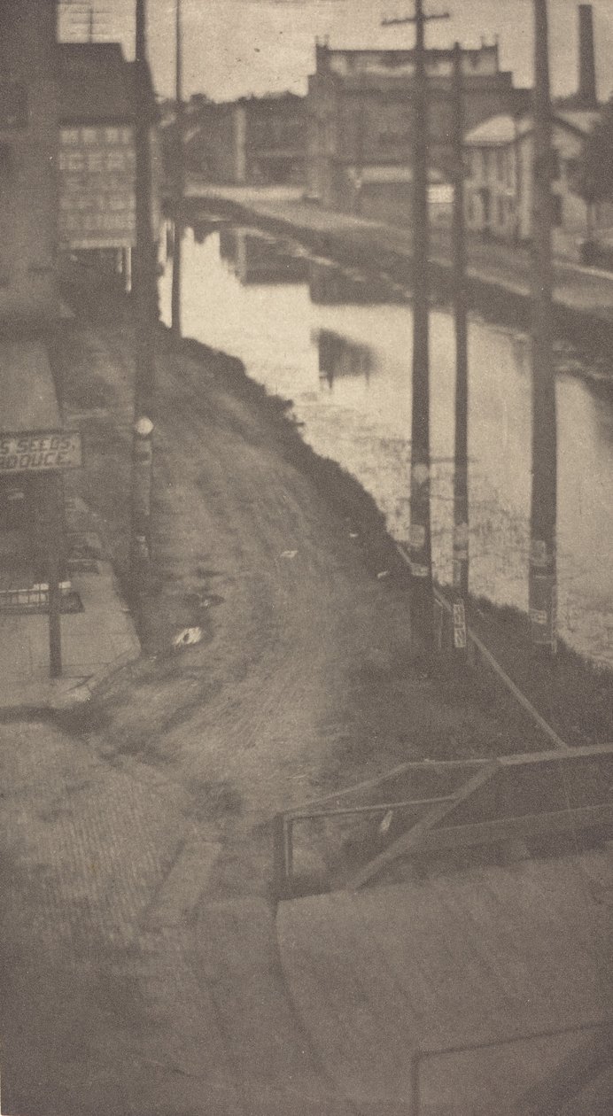 Telegraph Poles by Clarence H White