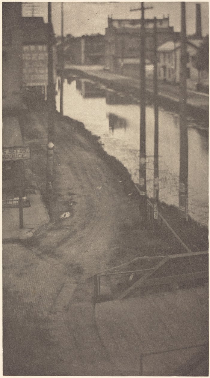 Telegraph Poles by Clarence Henry White
