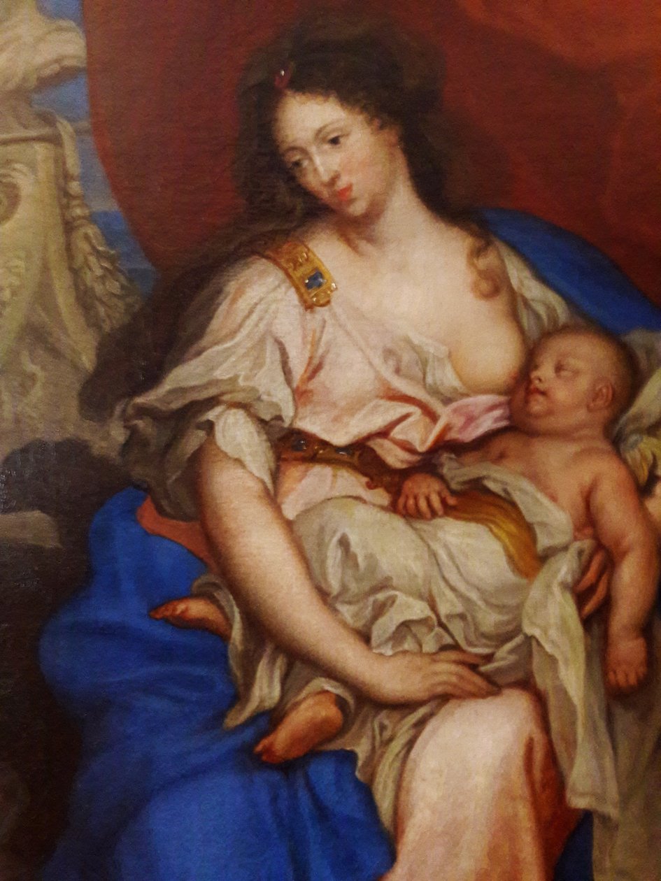 Portrait of Queen Marie Casimire and Her Children by Claude Callot