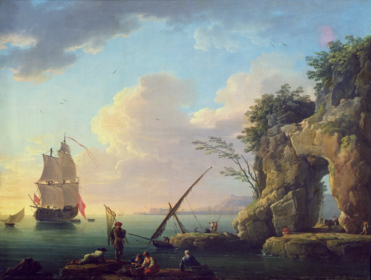 Seascape, 1748 by Claude Joseph Vernet