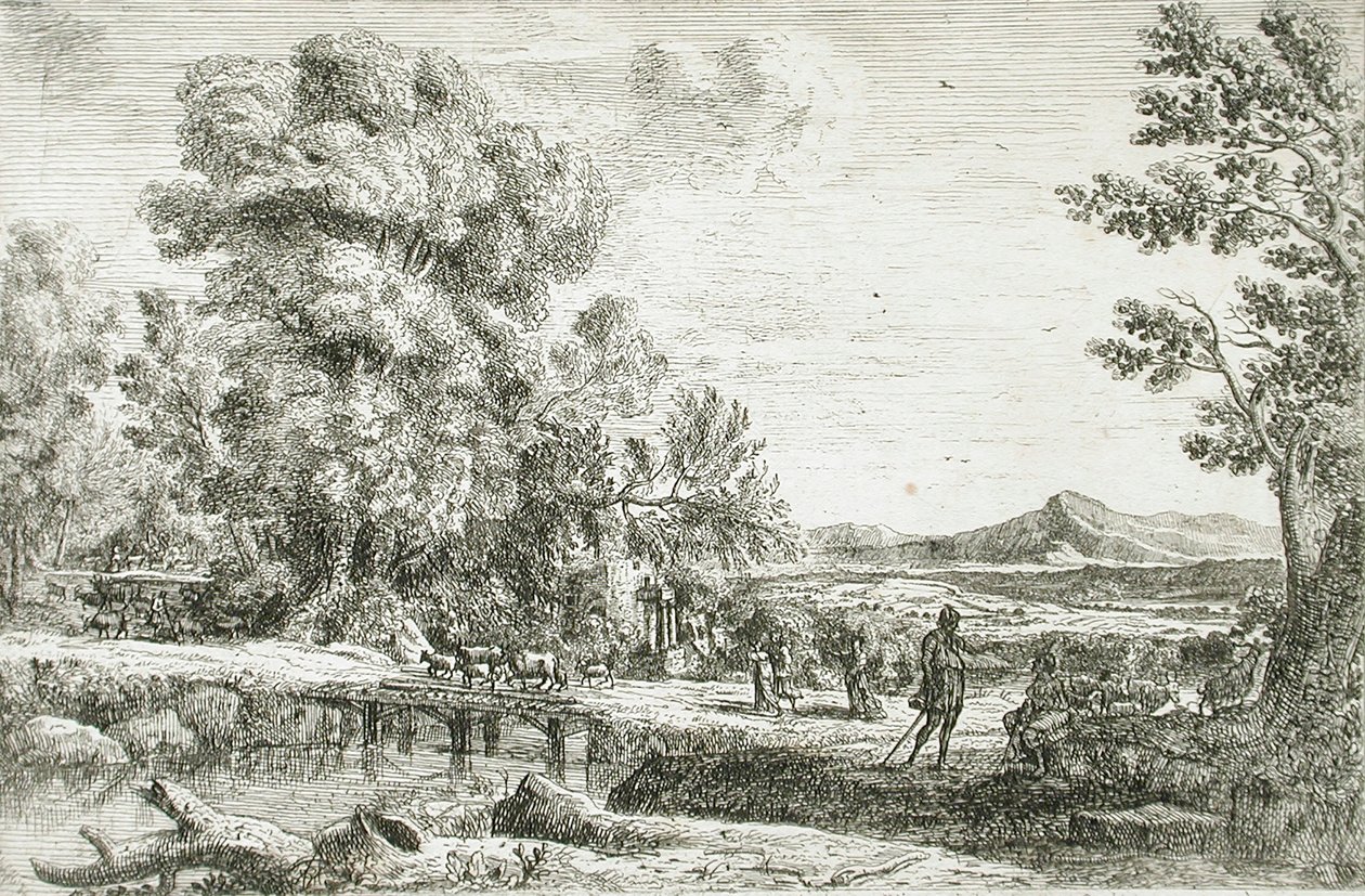 The Wooden Bridge by Claude Lorrain