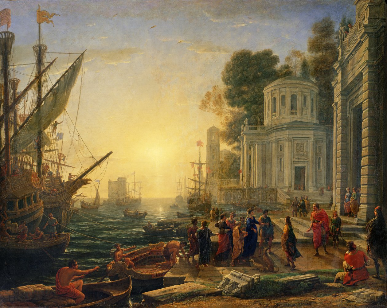 Cleopatra Disembarking at Tarsus by Claude Lorrain