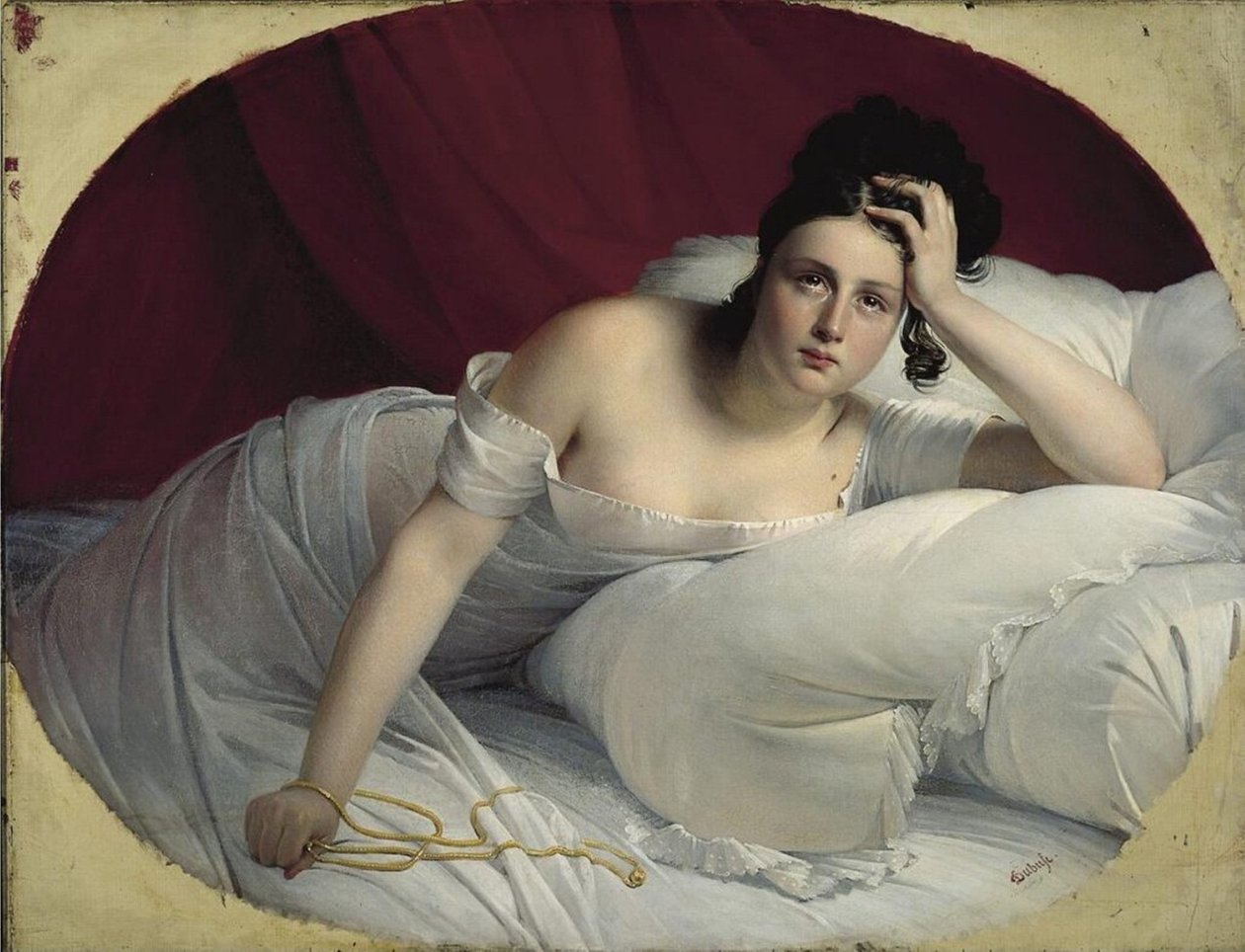 The Regrets by Claude Marie Dubufe