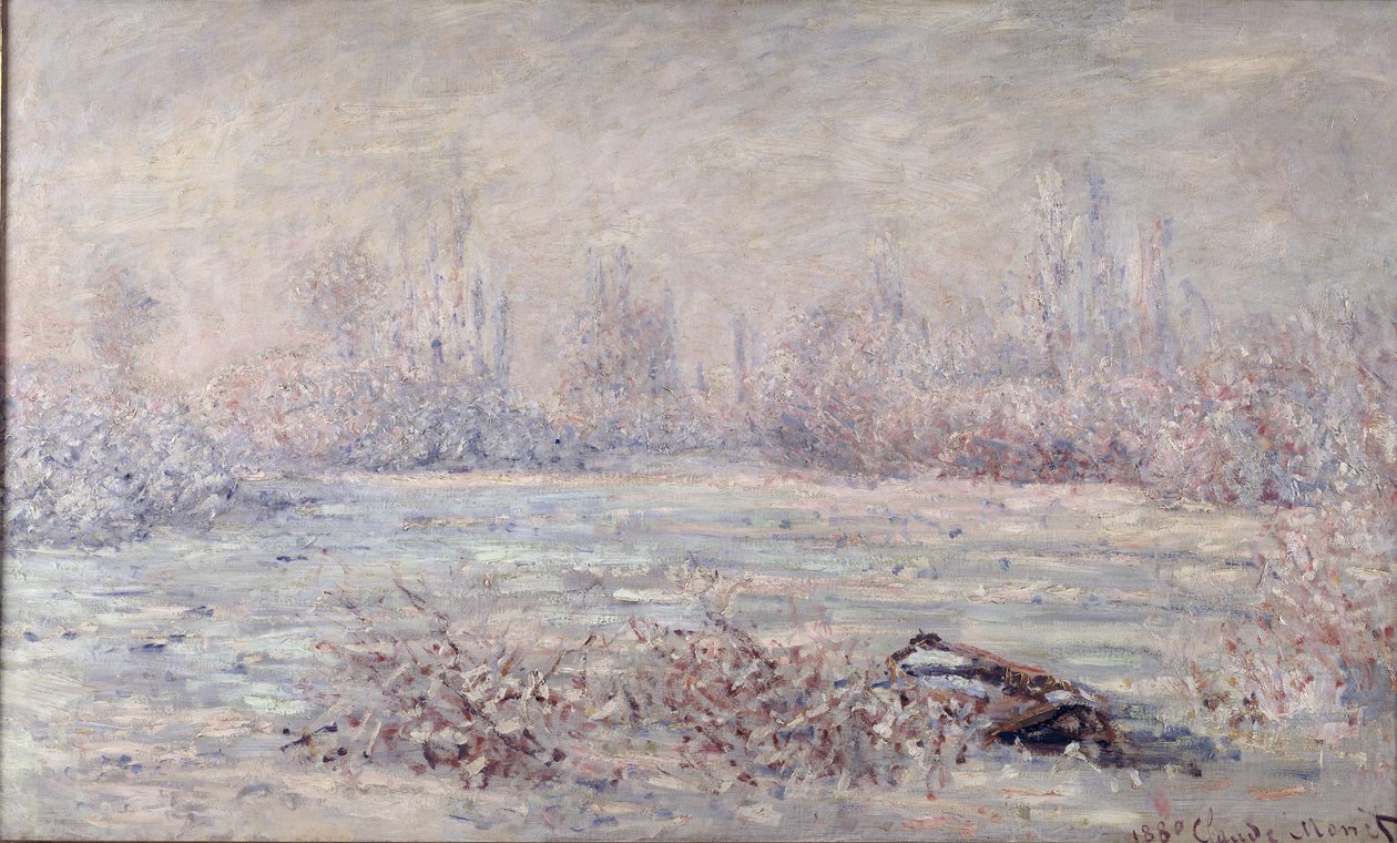 Frost near Vetheuil by Claude Monet