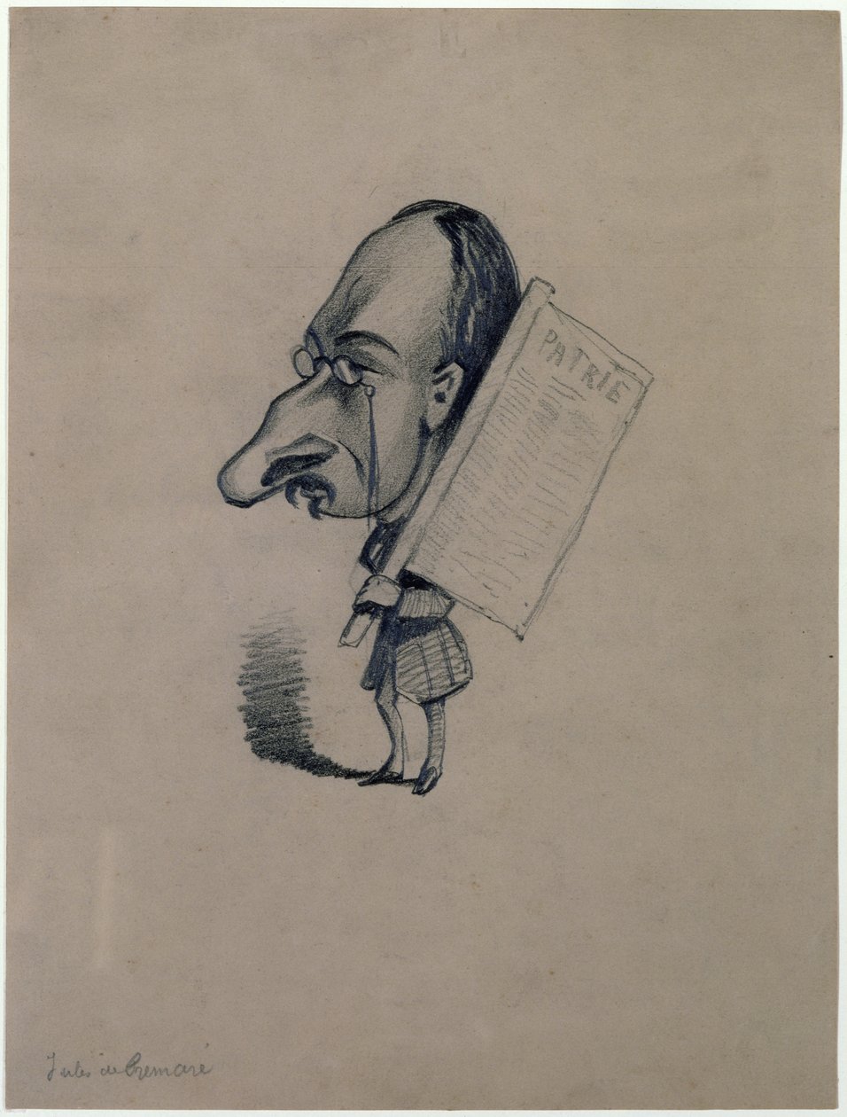 Jules de Premaray (1819-68) from a Photograph by Nadar, c.1858 by Claude Monet