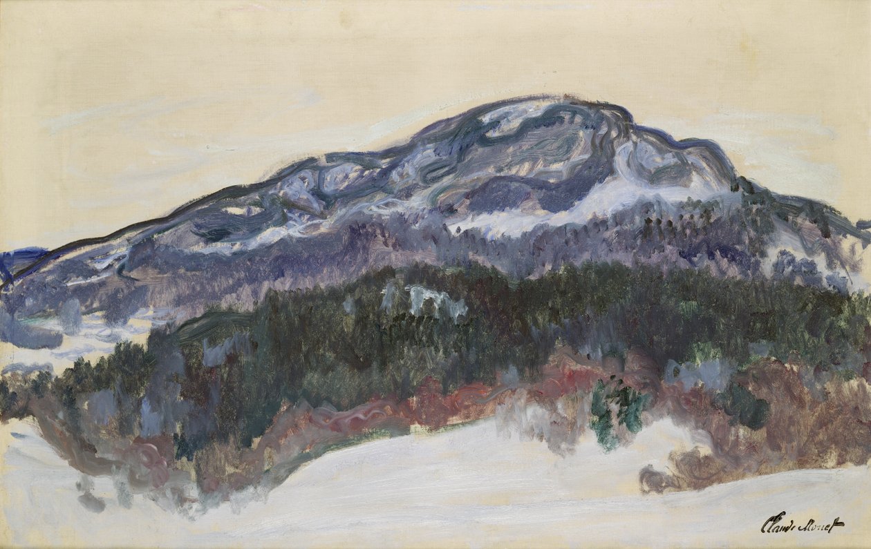 Mount Kolsaas, Norway by Claude Monet