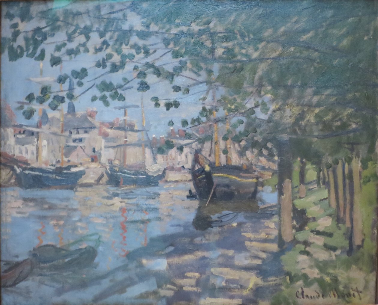 The Seine at Rouen by Claude Monet