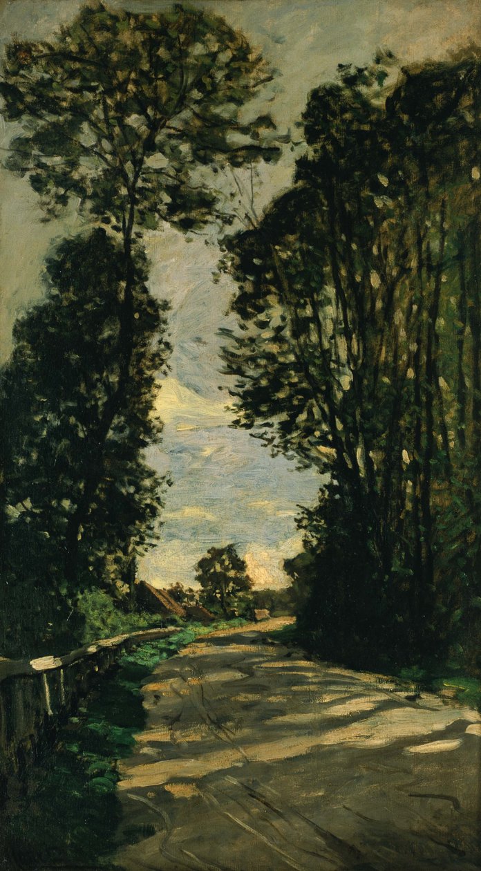 Walk (Road of the Farm Saint-Siméon) by Claude Monet