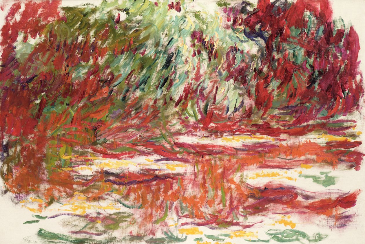 Waterlily Pond, 1918-19 by Claude Monet