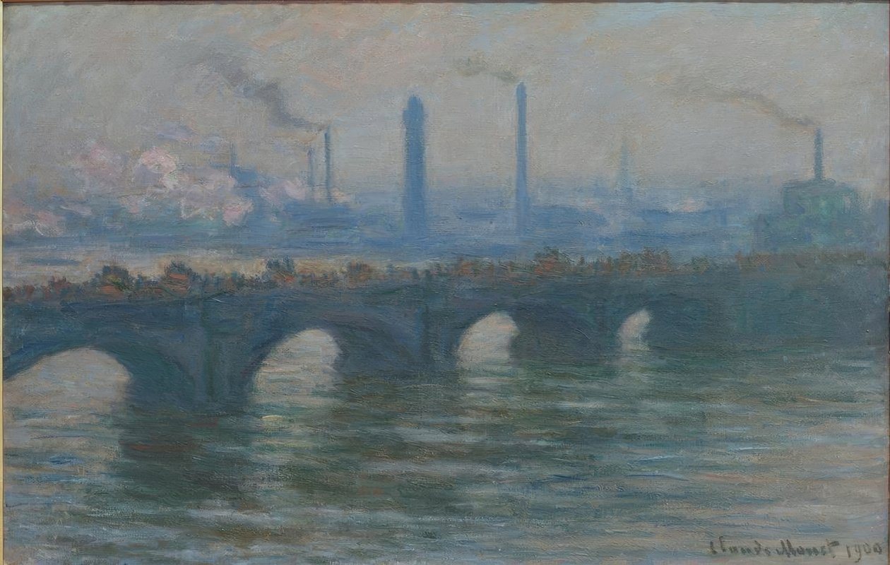 Waterloo Bridge by Claude Monet