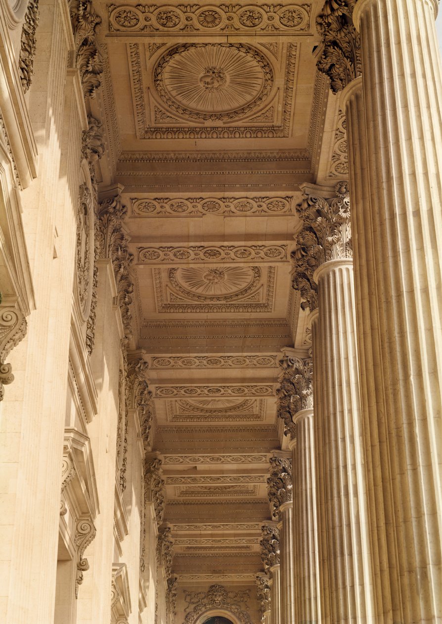 View of the Ceiling of the Colonnade of the Louvre by Claude Perrault