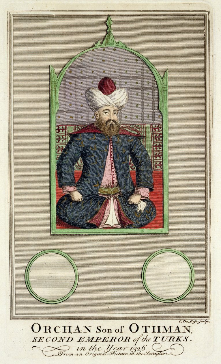 Orkhan, Son of Osman, Second Emperor of the Turks by Claude du Bose