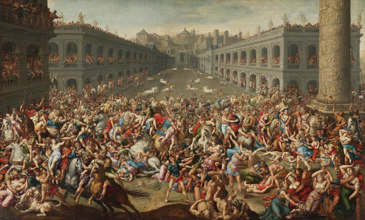 The Rape of the Sabine Women by Claude Deruet