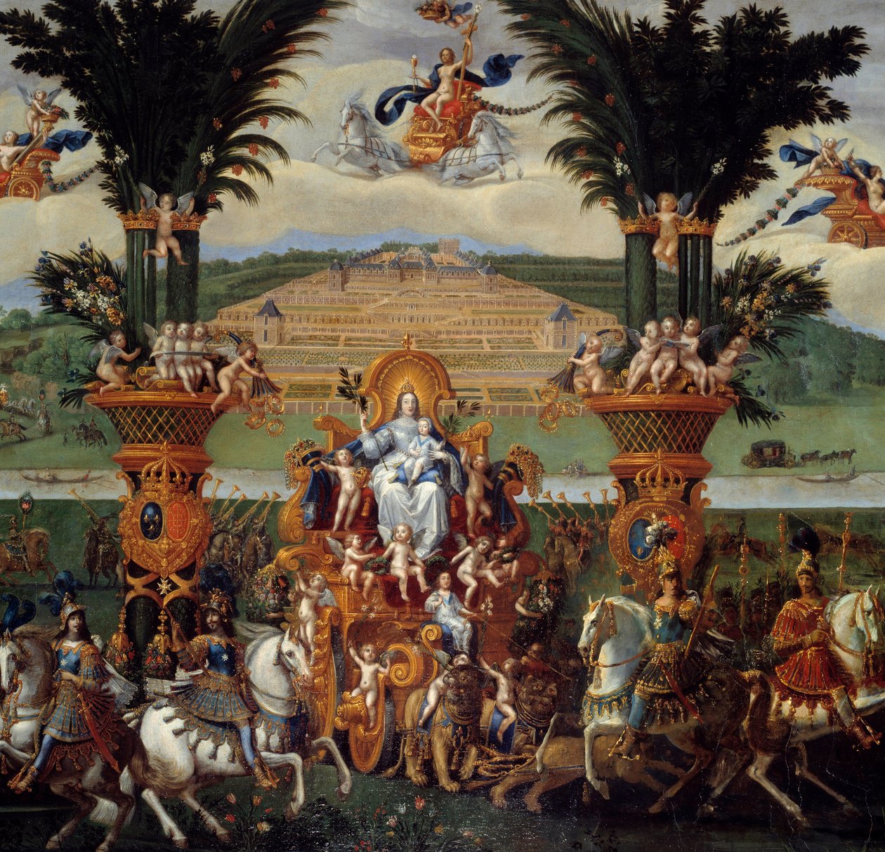 The Four Elements: The Earth (Center Detail) by Claude Deruet