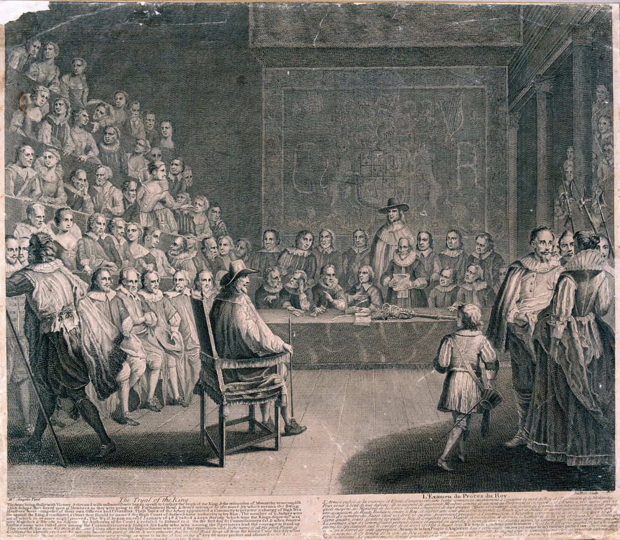 Trial of King Charles I, Palace of Westminster by Claude Dubosc