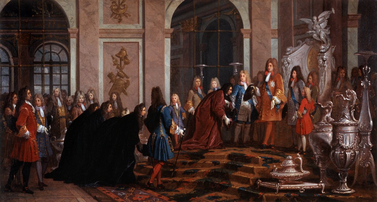 Reparation made to King Louis XIV by the Doge of Genoa by Claude Guy Halle