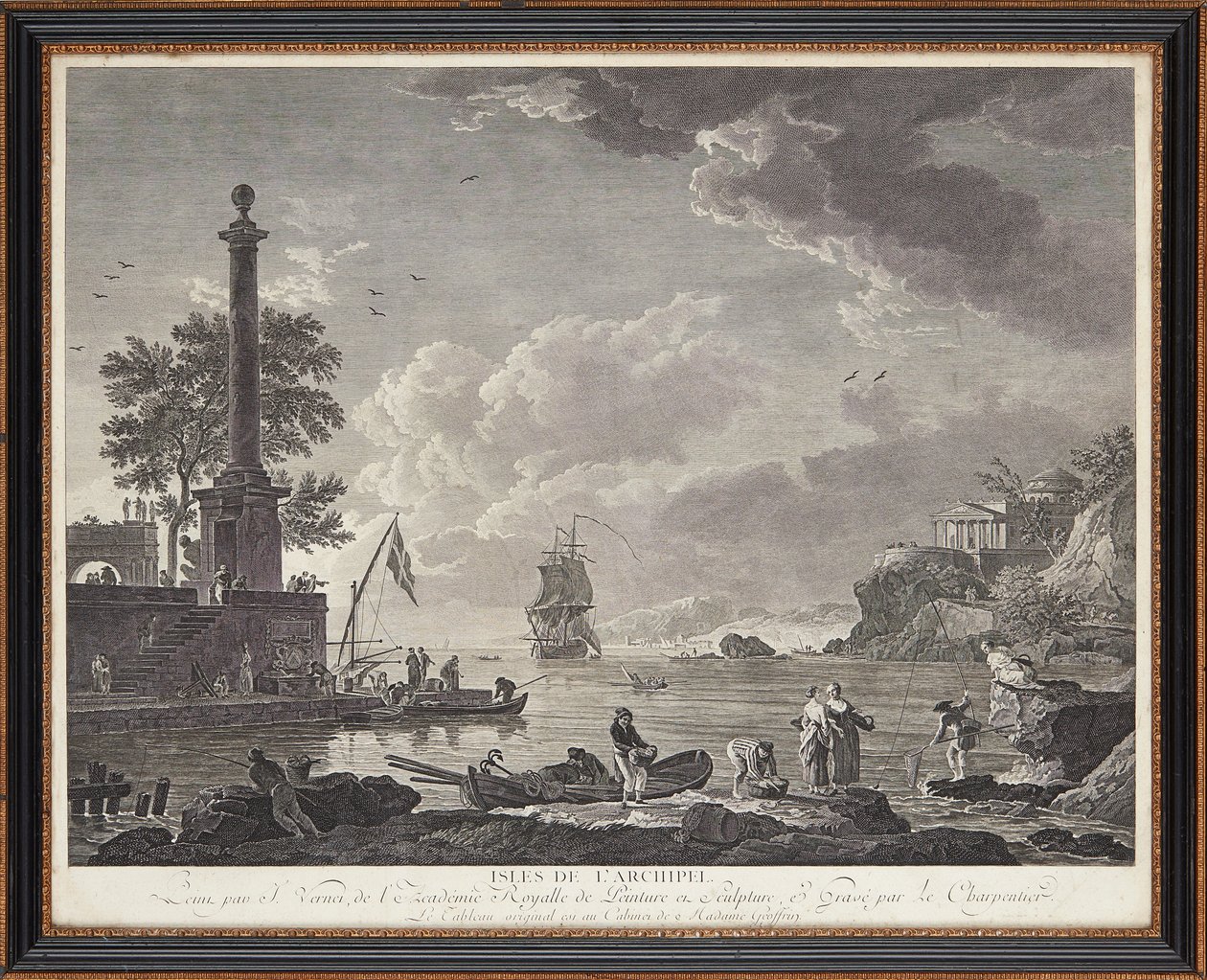 French Steel Engravings by Claude Joseph (after) Vernet