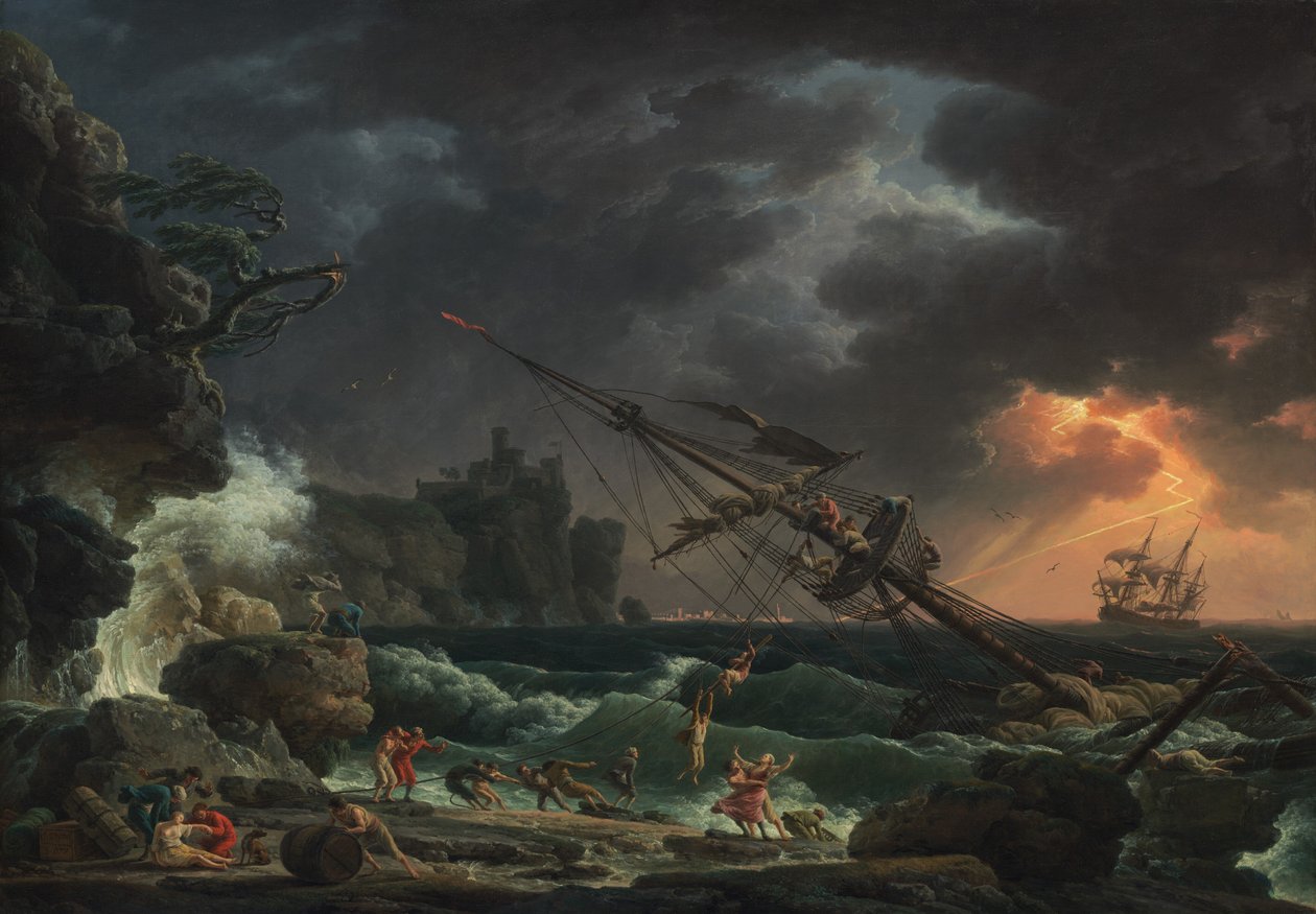 The Shipwreck, 1772 by Claude Joseph Vernet: Fine art print