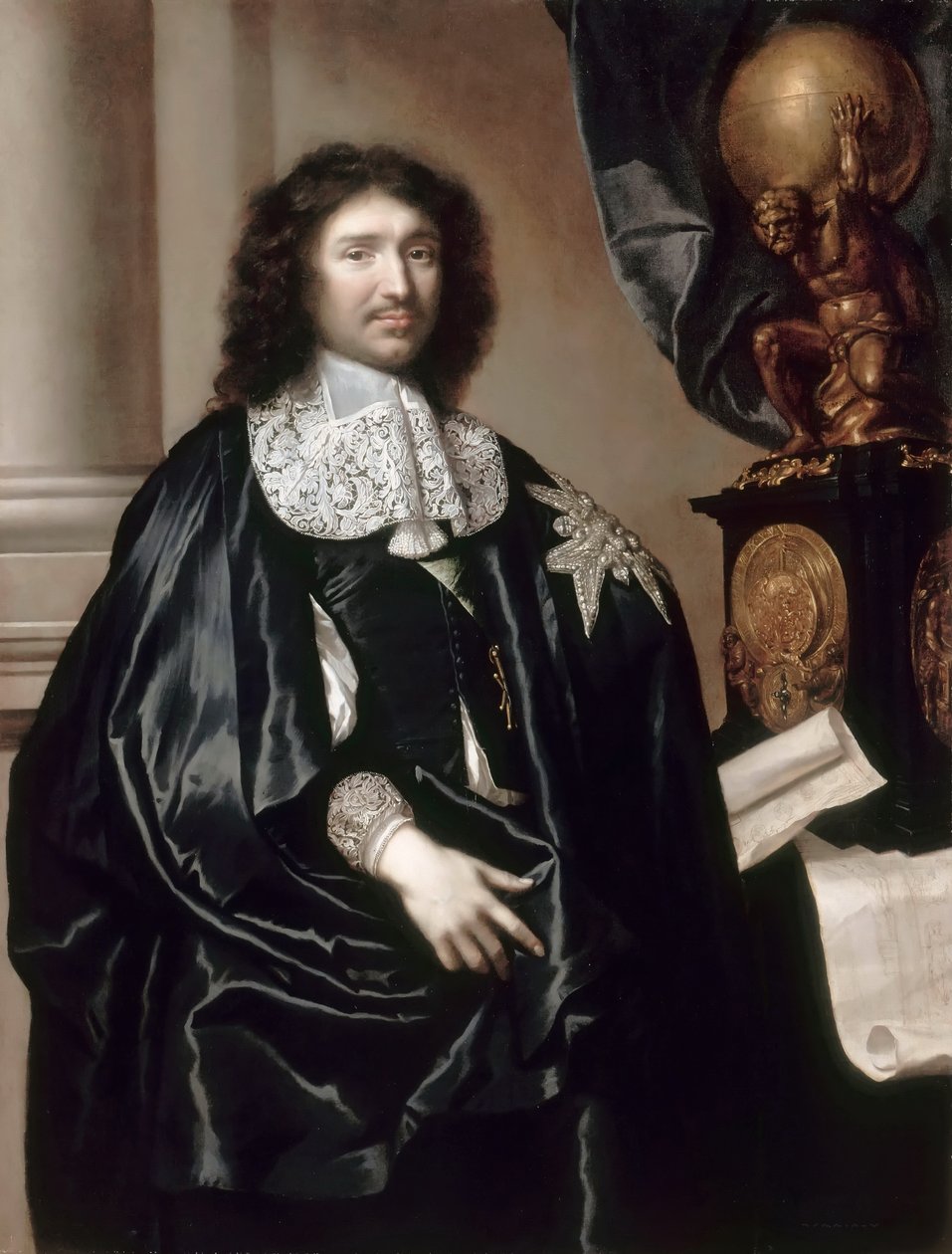 Portrait of Jean-Baptiste Colbert 1619-1683