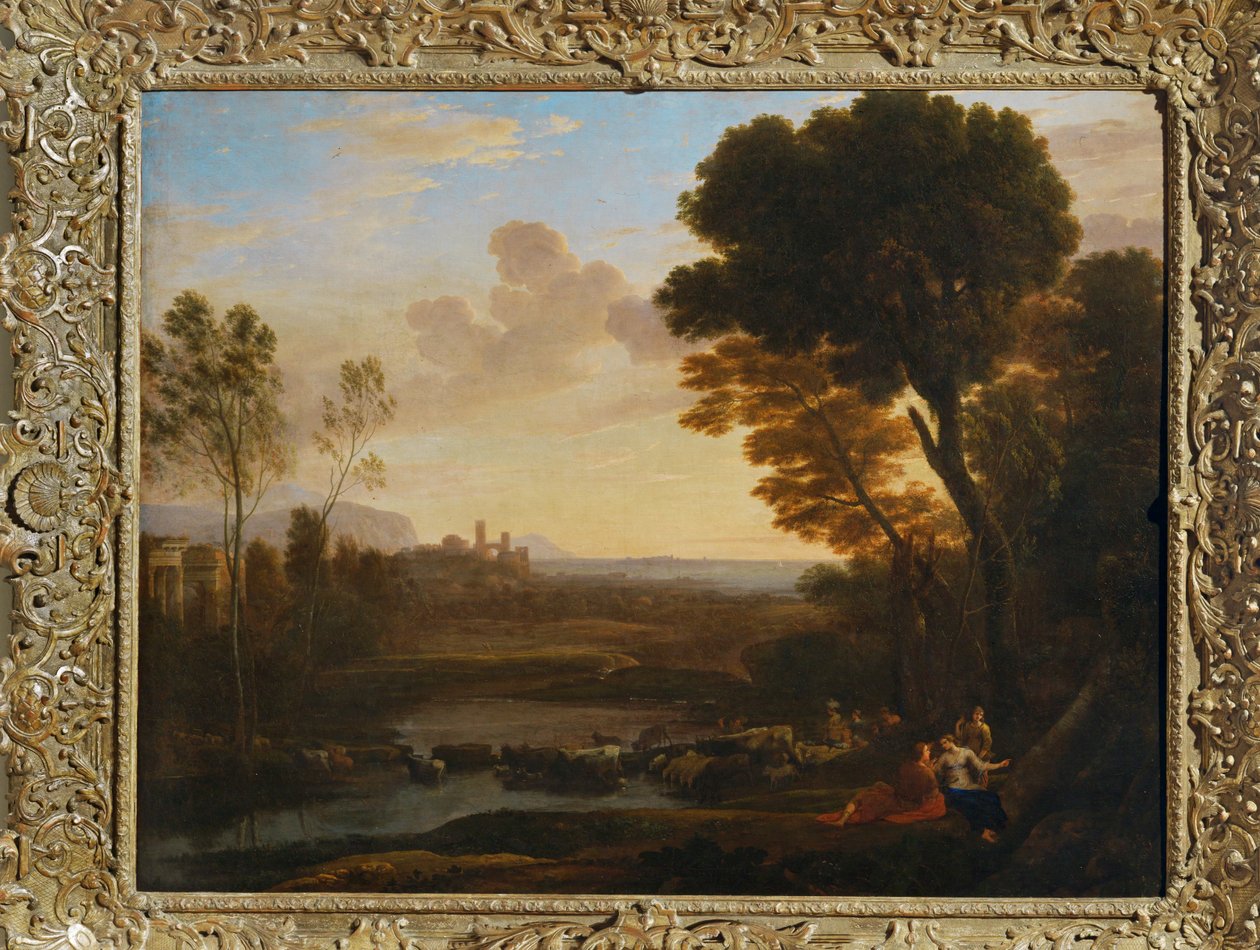 Landscape with Paris and Oenone, called the ford by Claude Lorrain (1600 82)