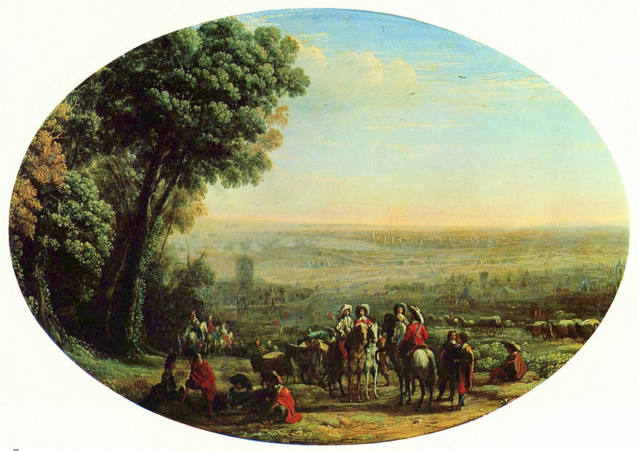 Siege of La Rochelle by Louis XIII, 1628 by Claude Lorrain